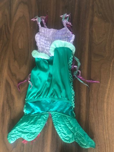 1 Little Mermaid Disney Costume 5-6 years