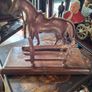 Beautiful Old Brass Horse Letter Holder, Postage Available or Collection Image 3