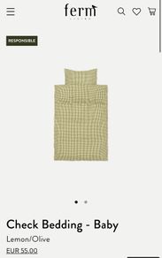 Ferm Living Baby Bedding