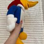 Vintage Woody Woodpecker Plush approx. 19" Walter Lantz Universal Studios Play by Play Plush Toy Used His head is FALLING down Please look a t the pictures Image 3