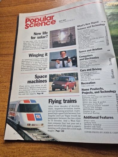 Vintage Popular Science May 1989