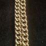 Vintage 9ct Rose gold double Albert flat curb link bracelet 55.5 grams Image 2
