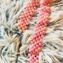 Handmade Beaded Light Pink Choker Image 6