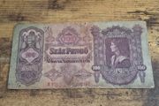 Hungary, 100 Pengo banknote, 1930, circulated - free standard postage
