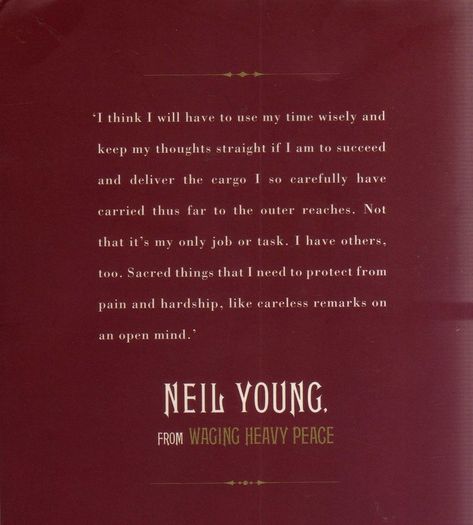 Neil Young - Waging Heavy Peace