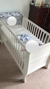Mamas & Papas Cot Bed with Mamas & Papas Premium Mattress