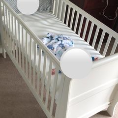 Mamas & Papas Cot Bed with Mamas & Papas Premium Mattress