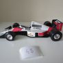 Vintage Bburago 1/24 McLaren-Honda MP4/6 - Ayrton Senna #1 - Made in Italy Image 3