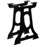 Dining Table Legs 2 pcs Y-Frame Cast Iron Image 2