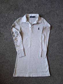 Grey Ralph Lauren Polo dress. Size years