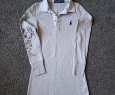 Grey Ralph Lauren Polo dress. Size years