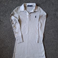 Grey Ralph Lauren Polo dress. Size years
