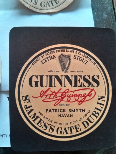 vintage Guinness labels