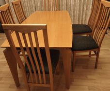 table and chairs