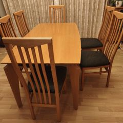 table and chairs