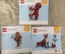 Red Fox Lego Set New