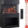 Freestanding Electric Fireplace White or Black Image 10