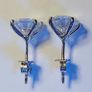 18k Gold earring with 4ct Lab-Grown Diamonds cerified by IGI and Laser inscripted 3 x Excellent Image 4