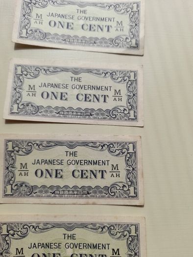 7 1942 WWII  Japanese  Oppucation  Notes .Malaysia