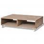Coffee Table Brown Solid Wood Image 2