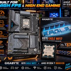 Eagle X870 WiFi7 + Ryzen 7 9800X3D Bundle Set