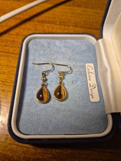 Vintage Earrings M&S Brand Gold Plated