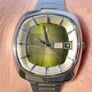 Enicar 340 fantasy green dial Image 2