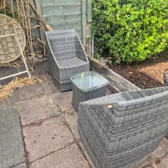 Rattan furniture set from Woodies