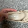 Prada Gabardine Canvas Mary Jane Sz 4.5UK 37 Beige Canvas Platform Espadrille Image 6