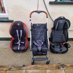 Car seats and buggy 50 for all 3