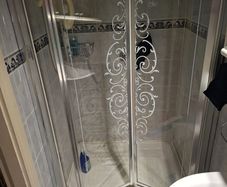 Bi Fold Shower Door 998mm by 1850mm.