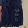 Jacket embroidery anglaise navy Image 4