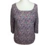 Fat Face Ladies 100% Cotton DITZY floral 3/4 Sleeve Jumper size 14 Image 5