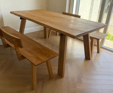 Solid Oak Dining Table