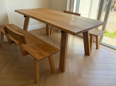 Solid Oak Dining Table