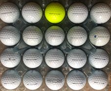 20 used Titleist Pro V1x golf balls