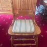 Oak dining chair set with carving embellishment Image 5