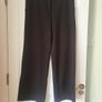 Black Wide Leg Trousers Image 2