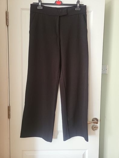 Black Wide Leg Trousers