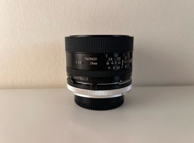 Tamron 24mm lens with Adaptall 2 mount