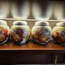 Set of stunning vintage lidded jars Image 4