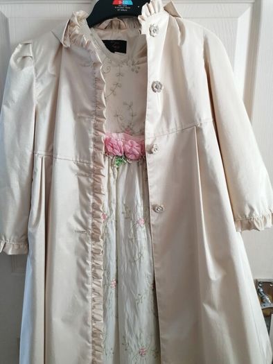 Girl's dress and coat, age 6yrs