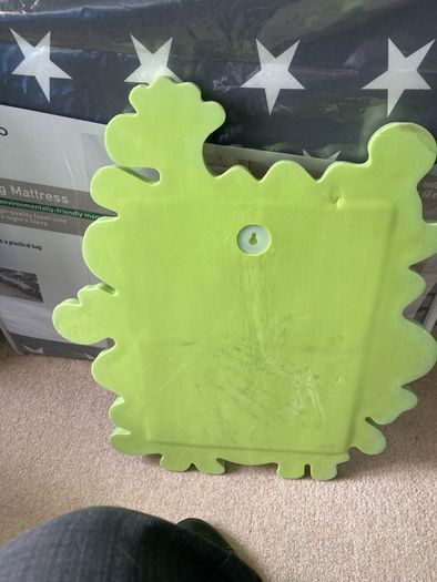 Cloud Shaped Child's Mirror (Green)