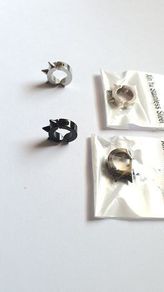 Spike Hoop Earring Stainless Steel Men Women Classic Earrings Steel Magnetic Non-piercing Ear Clips Black & White