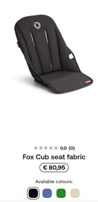 Bugaboo fox seat fabtic New