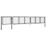 Garden Gate Steel 75x495 cm Anthracite Image 2
