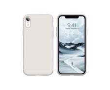 Liquid Silicone Case For iPhone XR Luxury Thin Soft Phone Cover New Grey - FHT7IPXRLK