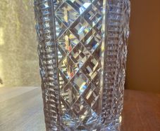 Waterford Crystal Clare Cut 8" Vase, mid 1950s.