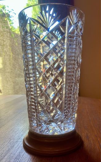 Waterford Crystal Clare Cut 8" Vase, mid 1950s.
