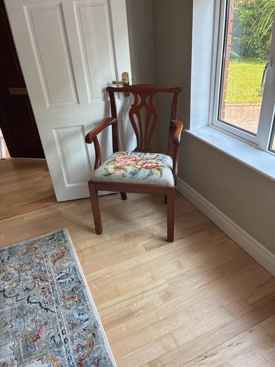 antique chair mahogany